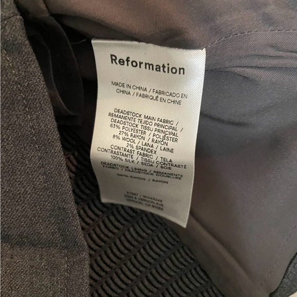 Reformation Melanie Top in Dark Grey *NEW* - Picture 7 of 7